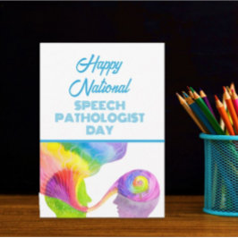 Tarjeta del día del patólogo de la patología de la