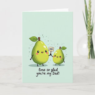 Tarjeta del Día Familiar de la Fruta Alegre