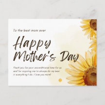 Tarjeta del Día Feliz de la Madre
