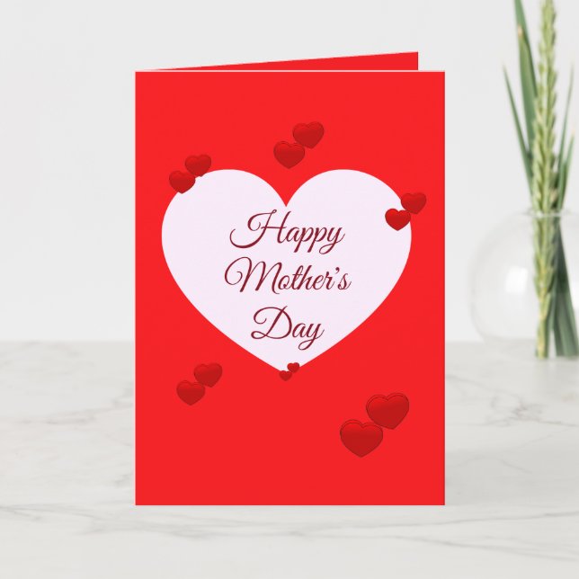 Tarjeta del Día Feliz de la Madre (Anverso)