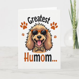 Tarjeta del Día Feliz de Mamá Perro Genial