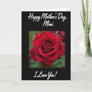 Tarjeta del Día Feliz de Rosa de Lunares
