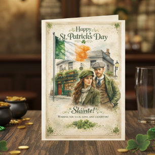 Tarjeta del Día Feliz de San Patricio   Irlandés V