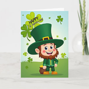 Tarjeta del Día Feliz del Arte del Duende
