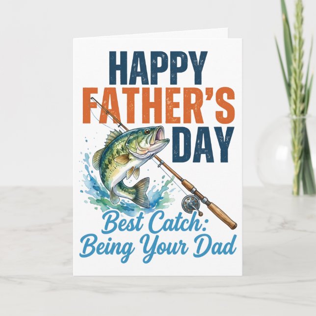 Tarjeta del Día Feliz del Padre (Anverso)