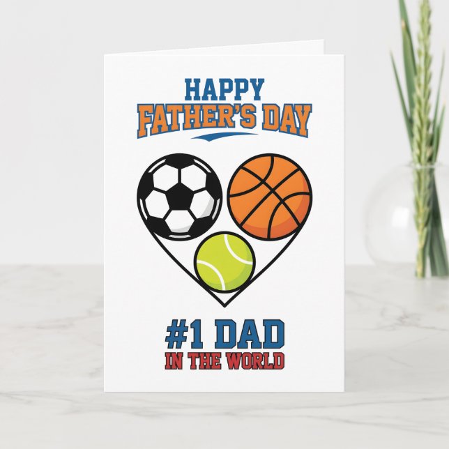 Tarjeta del Día Feliz del Padre (Anverso)