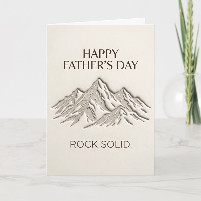 Tarjeta del Día Feliz del Padre (Anverso)