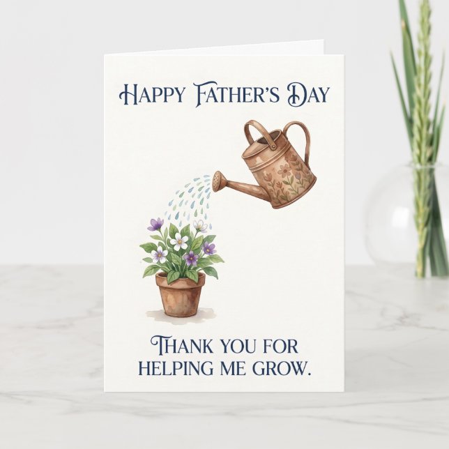 Tarjeta del Día Feliz del Padre (Anverso)