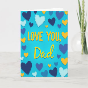 Tarjeta del Día Feliz para Papá Te Quiero