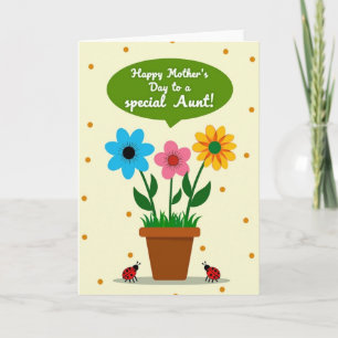 Tarjeta del Día Floral Encantadora