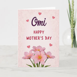 Tarjeta del Día Floral para la Mamá Más Dulce
