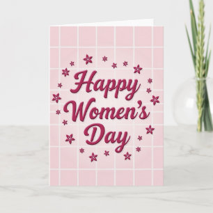 Tarjeta del Día Internacional de la Mujer
