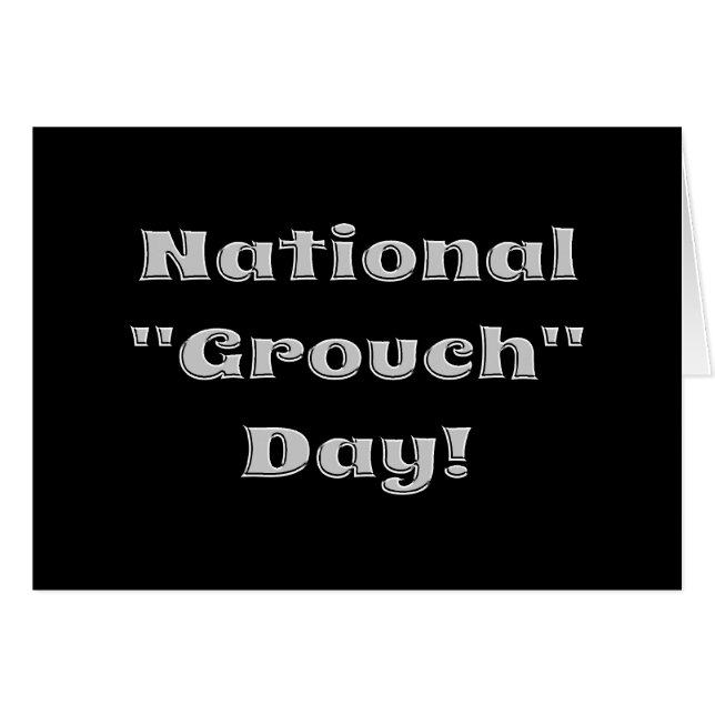 Tarjeta del Día Nacional del Grupo (Anverso (Horizontal))