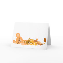 Tarjeta del dibujo animado de la mamá de