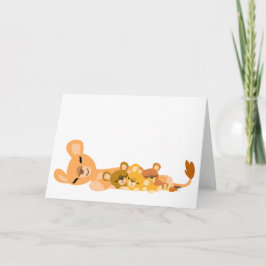 Tarjeta del dibujo animado de la mamá de