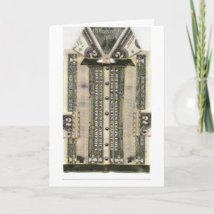 tarjeta del dinero del cumpleaños