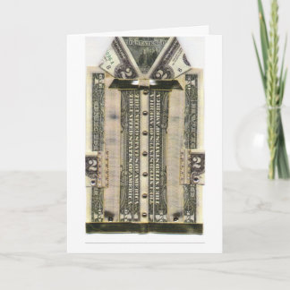 tarjeta del dinero del cumpleaños