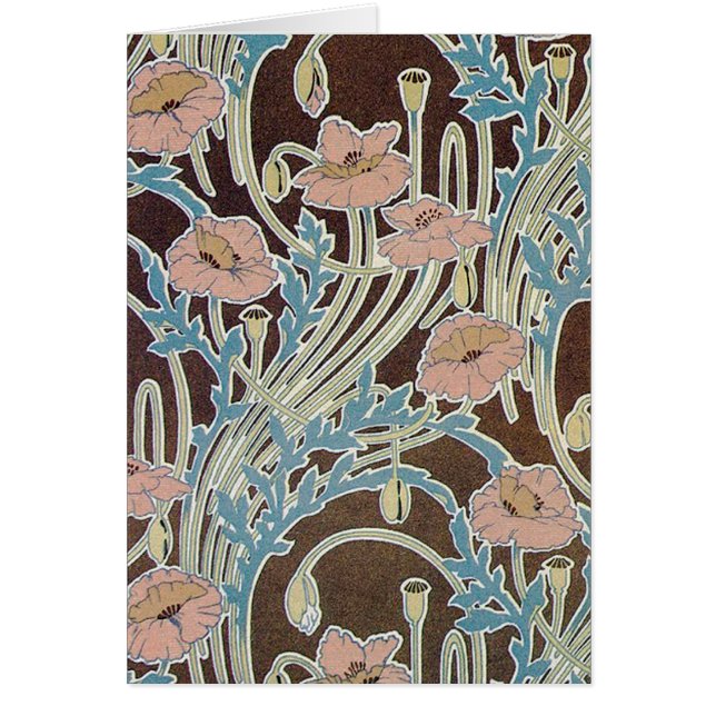 Tarjeta del diseño de la materia textil de las (Frente)