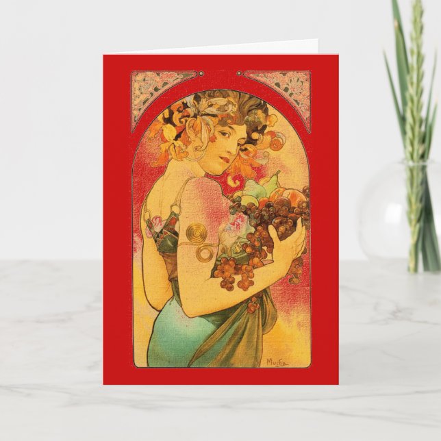 Tarjeta del diseño de Nouveau Valintine del arte (Anverso)