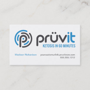 Tarjeta del distribuidor de Pruvit