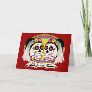 Tarjeta del DOS Novias (2 novias)