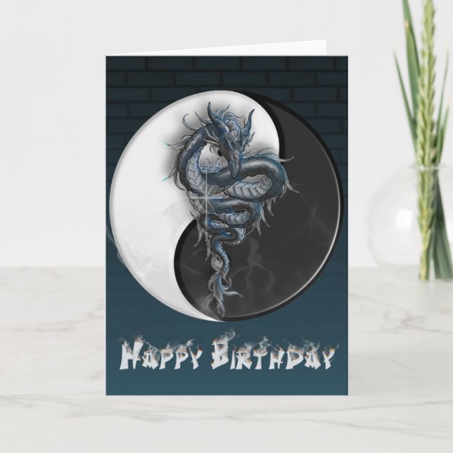 Tarjeta del dragón de Yin Yang (Anverso)