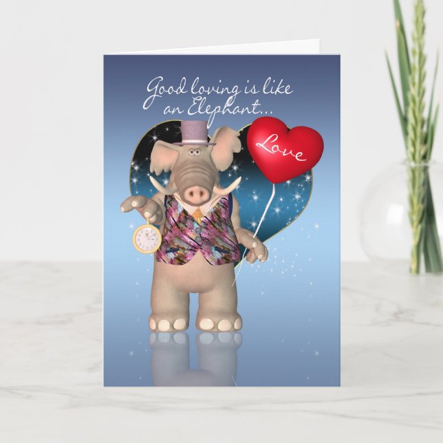 Tarjeta del el día de San Valentín - chistosa - (Anverso)