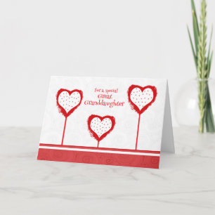 Tarjeta del el día de San Valentín de la bisnieta