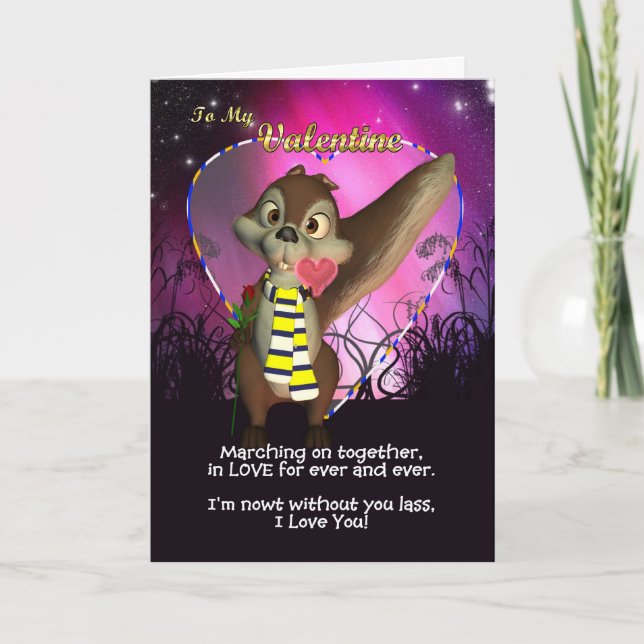 Tarjeta del el día de San Valentín de la fan de (Anverso)