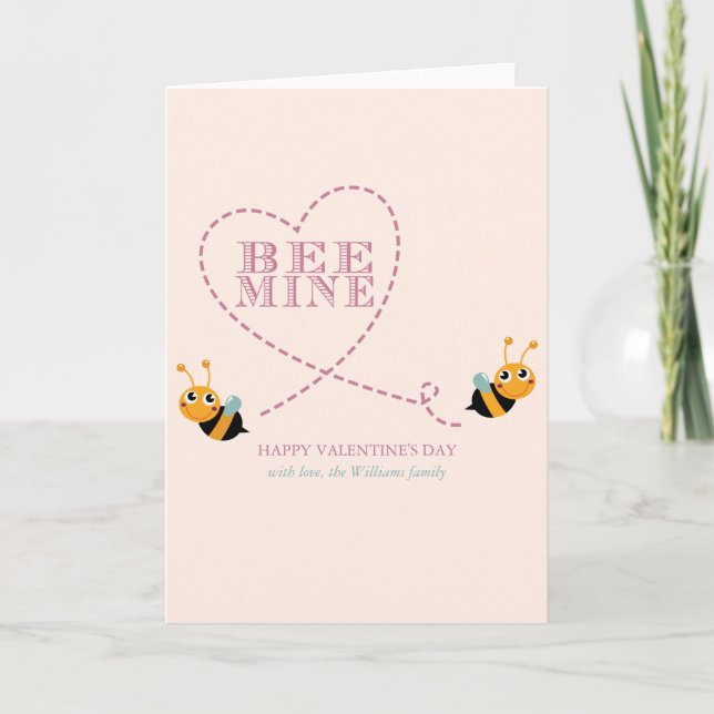 Tarjeta del el día de San Valentín de la mina de (Anverso)