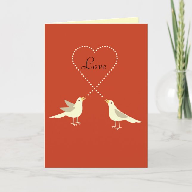 Tarjeta del el día de San Valentín de los (Anverso)