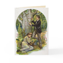 Tarjeta del el día de San Valentín de los pares