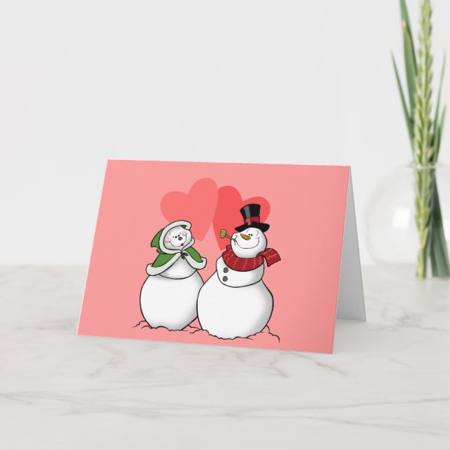 Tarjeta del el día de San Valentín del (Anverso)