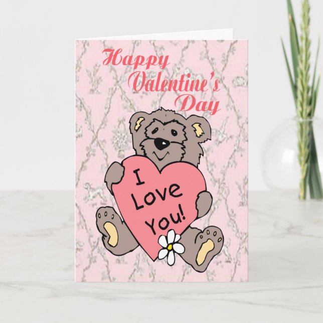 Tarjeta del el día de San Valentín del amor del (Anverso)