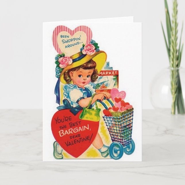 Tarjeta del el día de San Valentín del comprador (Anverso)