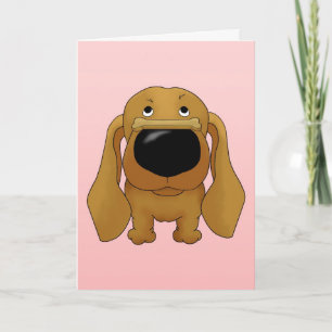 Tarjeta del el día de San Valentín del Dachshund