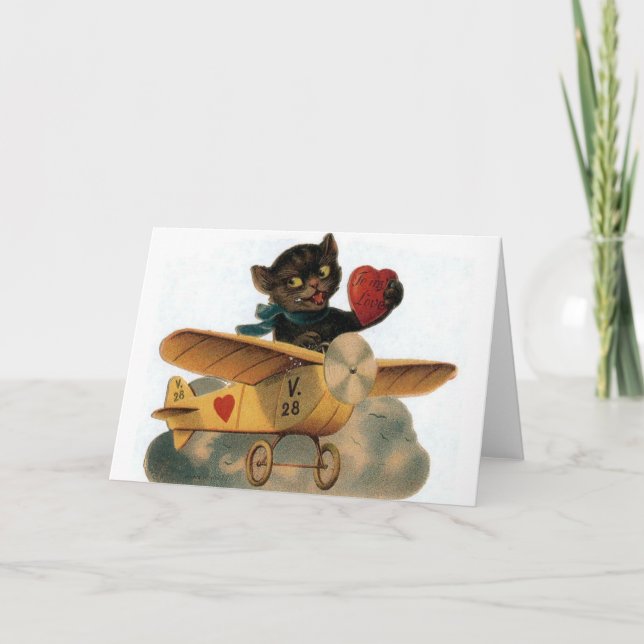 Tarjeta del el día de San Valentín del piloto del (Anverso)