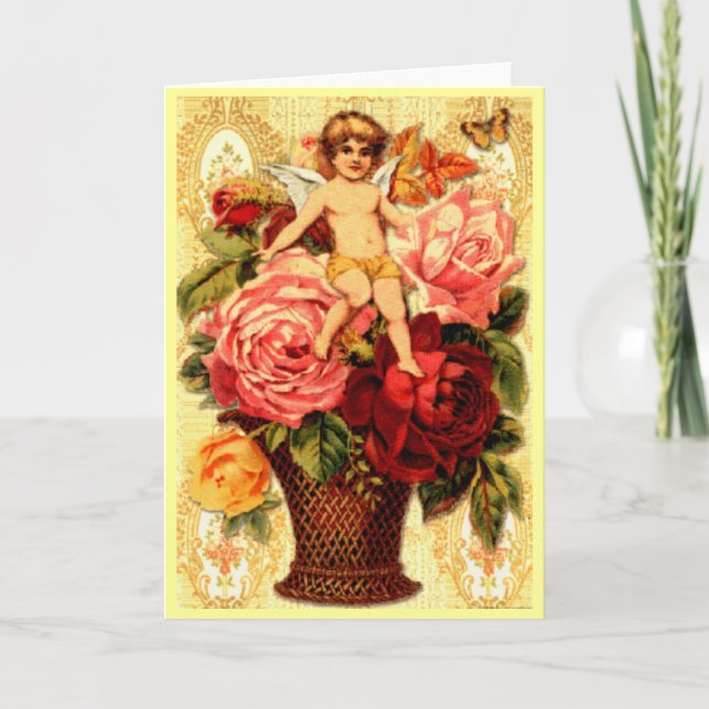 Tarjeta del el día de San Valentín del Victorian (Anverso)