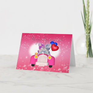 Tarjeta del el día de San Valentín Galés - te amo