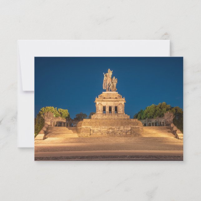 Tarjeta del emperador William Koblenz (Anverso)