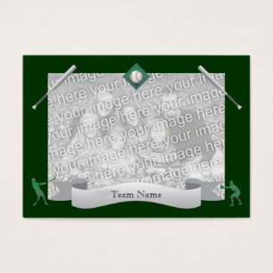 Tarjeta del equipo de béisbol