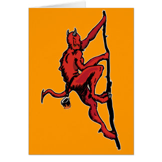 Tarjeta del escalador del demonio