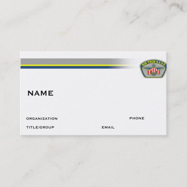 TARJETA DEL ESCUDO DE NAVAIR (Anverso)