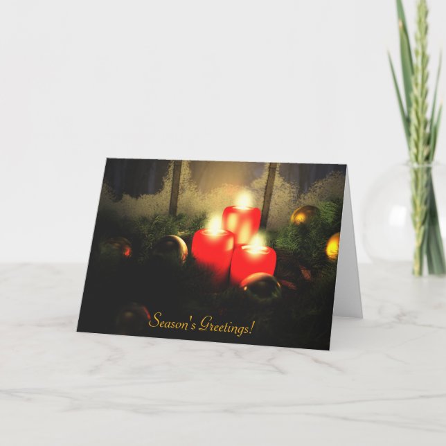 Tarjeta del espíritu de la temporada (Anverso)