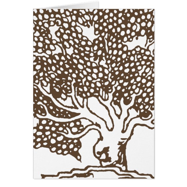 Tarjeta del esquema del árbol (Frente)