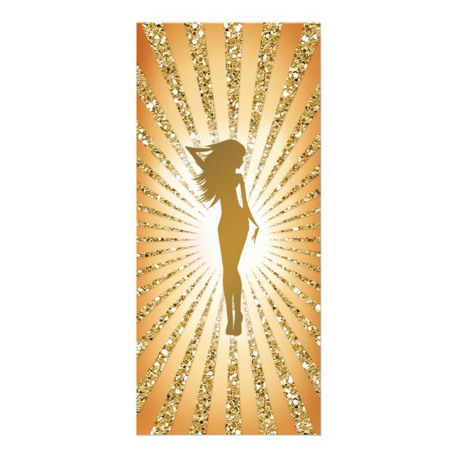 Tarjeta del estante del moreno del aerosol del (Frente)