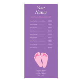 Tarjeta del estante del Reflexologist