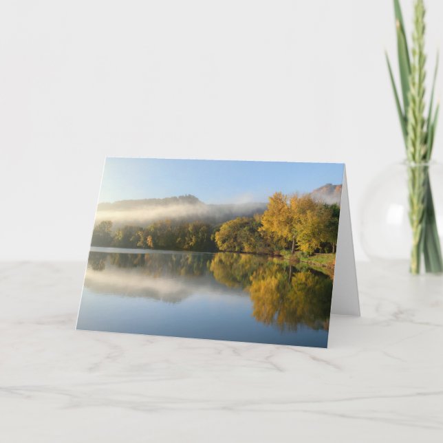 Tarjeta del este de la reflexión del lago (Anverso)