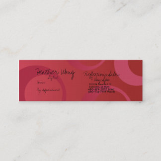 tarjeta del estilista
