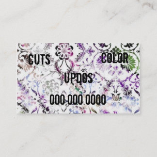 tarjeta del estilista